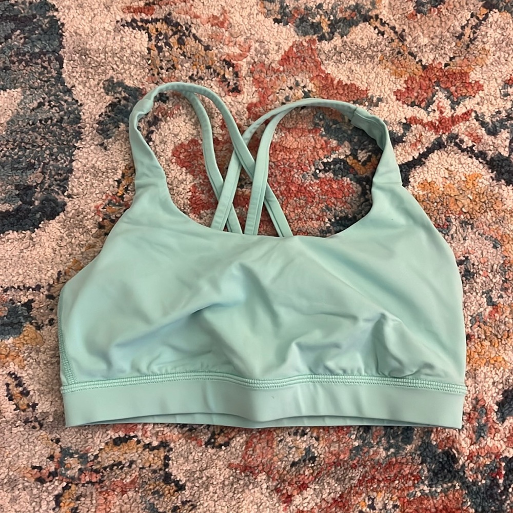 Lululemon, size 6 bra. Sweat resistant and great for working out and walks.